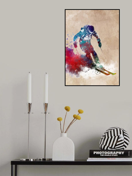 Ski Sport Art 3 Poster och Canvastavla