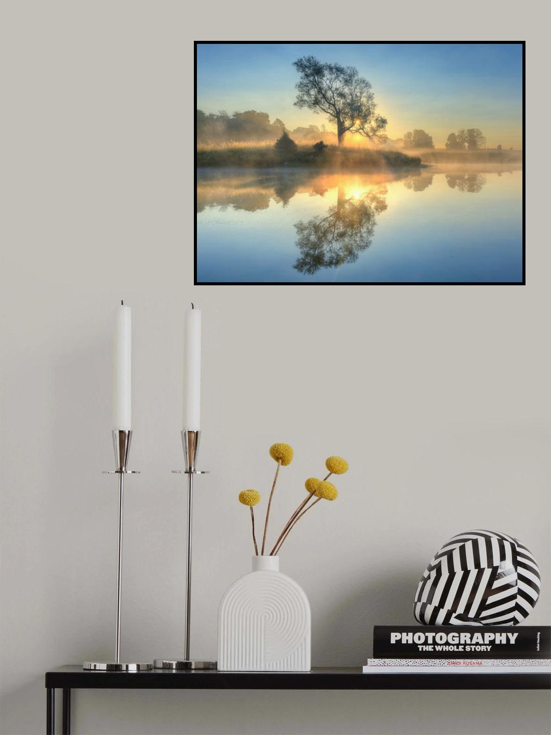 Morning reflection Poster och Canvastavla