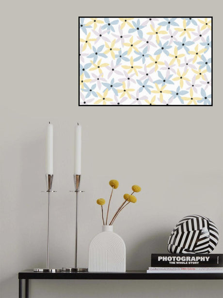 Playful Flowers Poster och Canvastavla