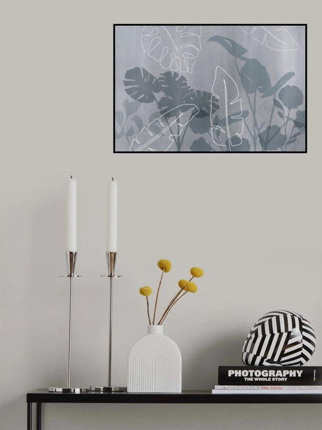 Abstract Botanical and Line Poster och Canvastavla