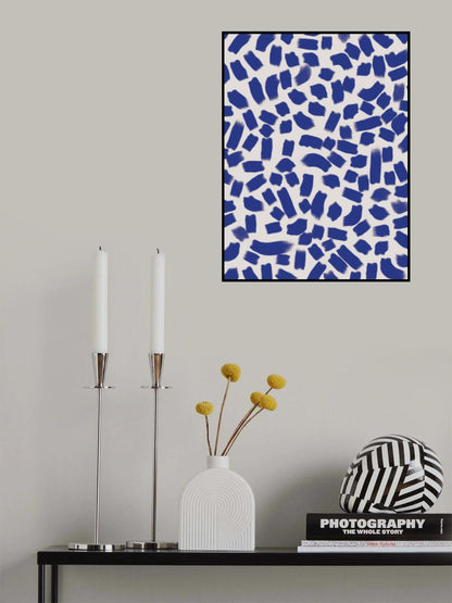 Blue Strokes Pattern