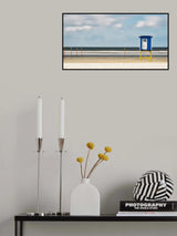 time exposure on langeoog beach Poster och Canvastavla