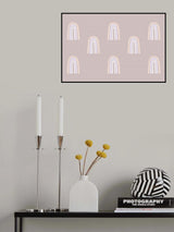 Minimal Rainbows Poster och Canvastavla
