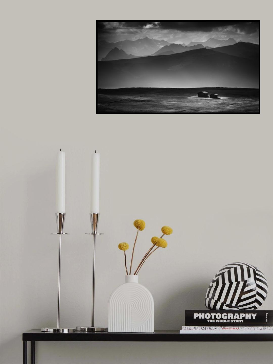 Cottages in the mountains Poster och Canvastavla