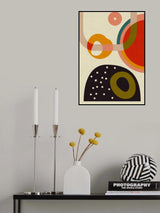 Mid Century Cirque 4 Kopie Poster och Canvastavla