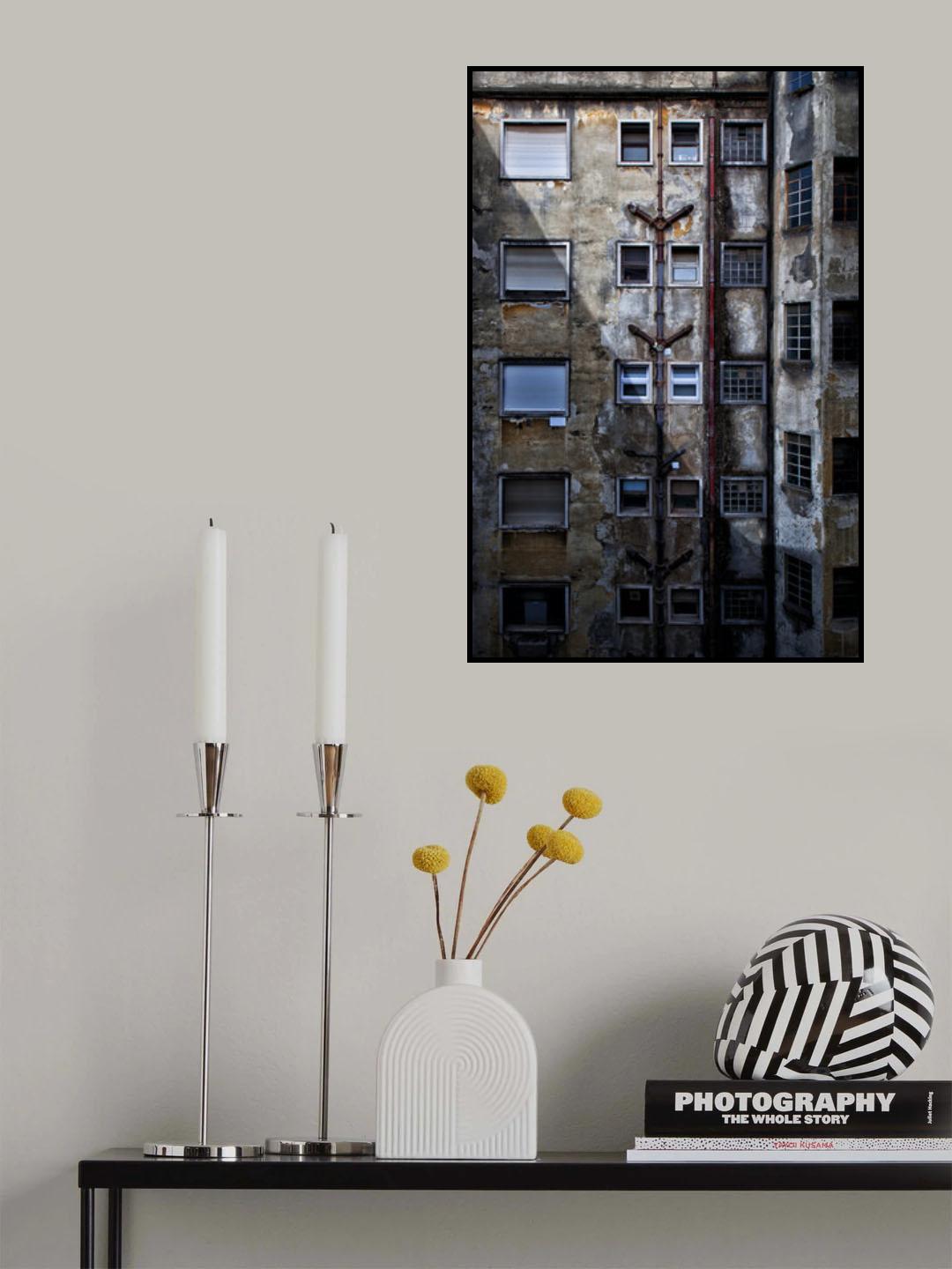 Patio of lights Poster och Canvastavla