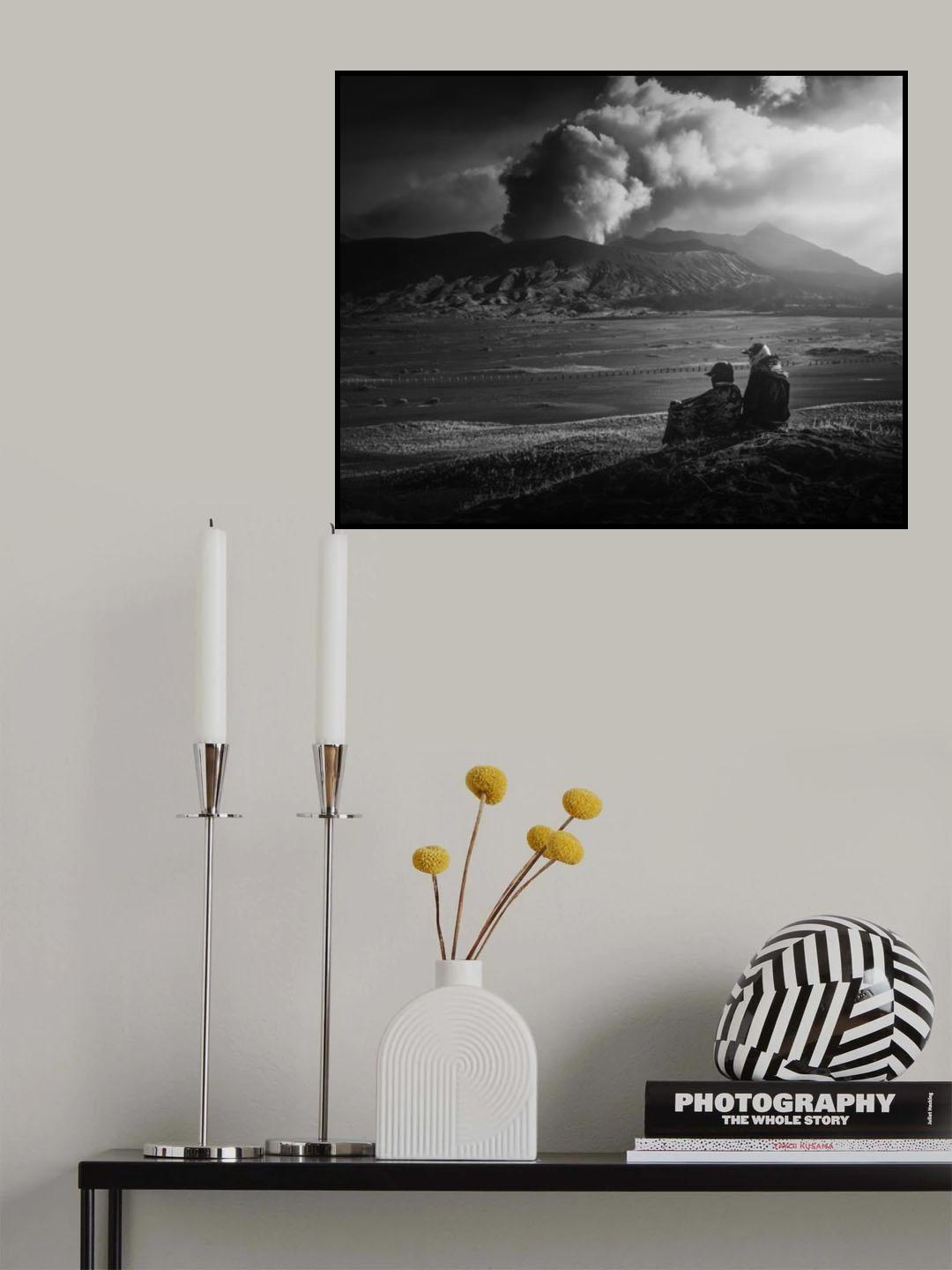 The Eruption. Poster och Canvastavla