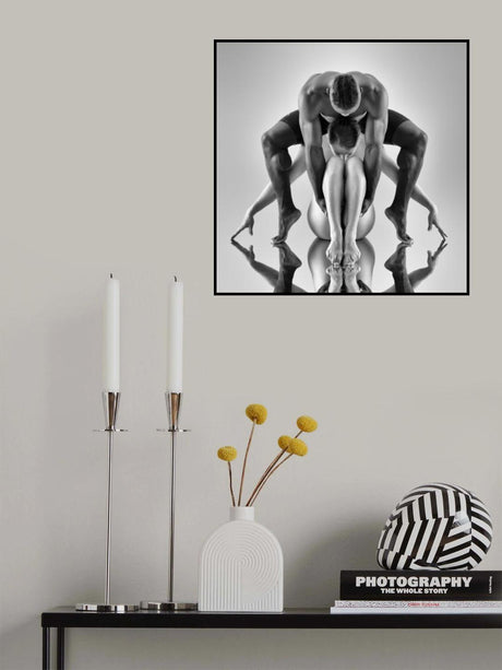 Monochrome Figure Study Poster och Canvastavla