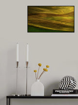 Colors and stripes in the hills. Poster och Canvastavla