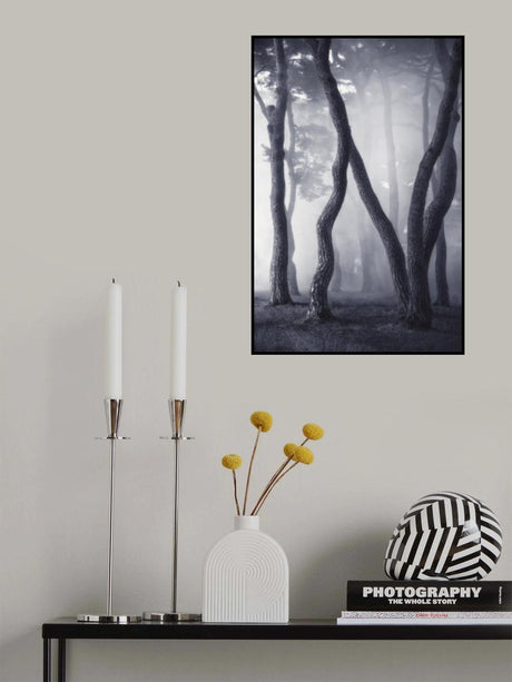 Wave in Fog Poster och Canvastavla