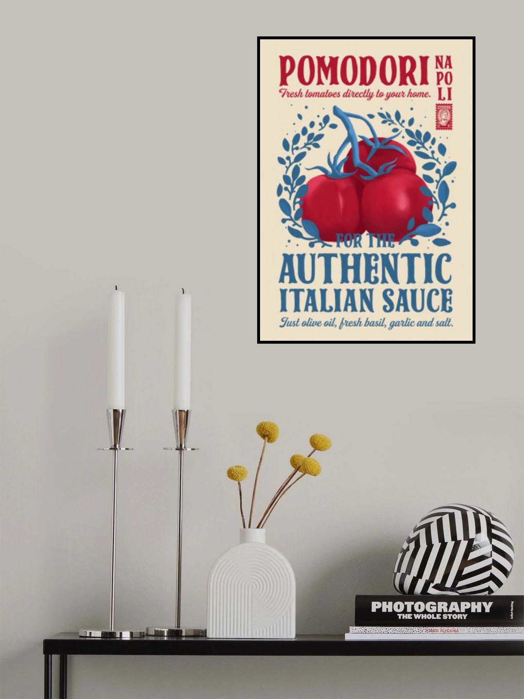 Pomodori Kitchen print Poster och Canvastavla