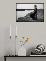 Girl from Al Ahwar Poster och Canvastavla