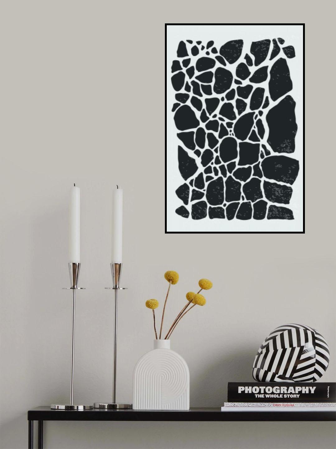 Black Abstract Collection #2 Poster och Canvastavla