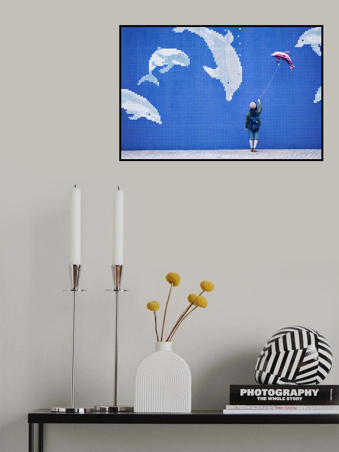 Dolphin Poster och Canvastavla