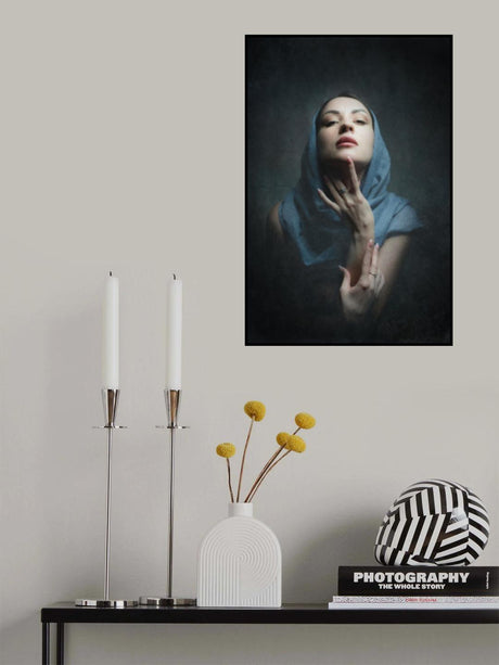 blue Poster och Canvastavla