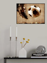 Football Soccer Sport Art 3 Poster och Canvastavla