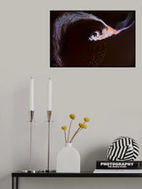 Magadi Lake's Dancing Ribbon Poster och Canvastavla