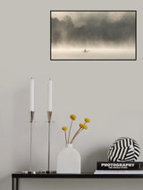 Misty Lake Poster och Canvastavla