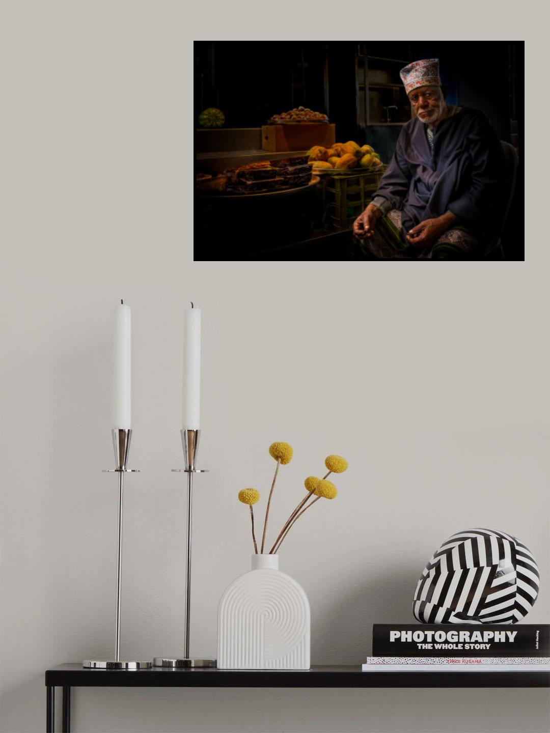 The fruit Seller Poster och Canvastavla
