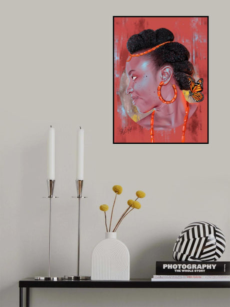 African Beauty Poster och Canvastavla