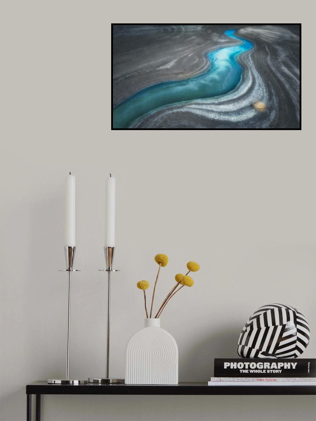 Blue River Poster och Canvastavla