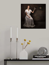Elle And Rabbit Poster och Canvastavla
