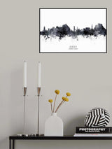 Jersey Channel Islands Skyline Poster och Canvastavla