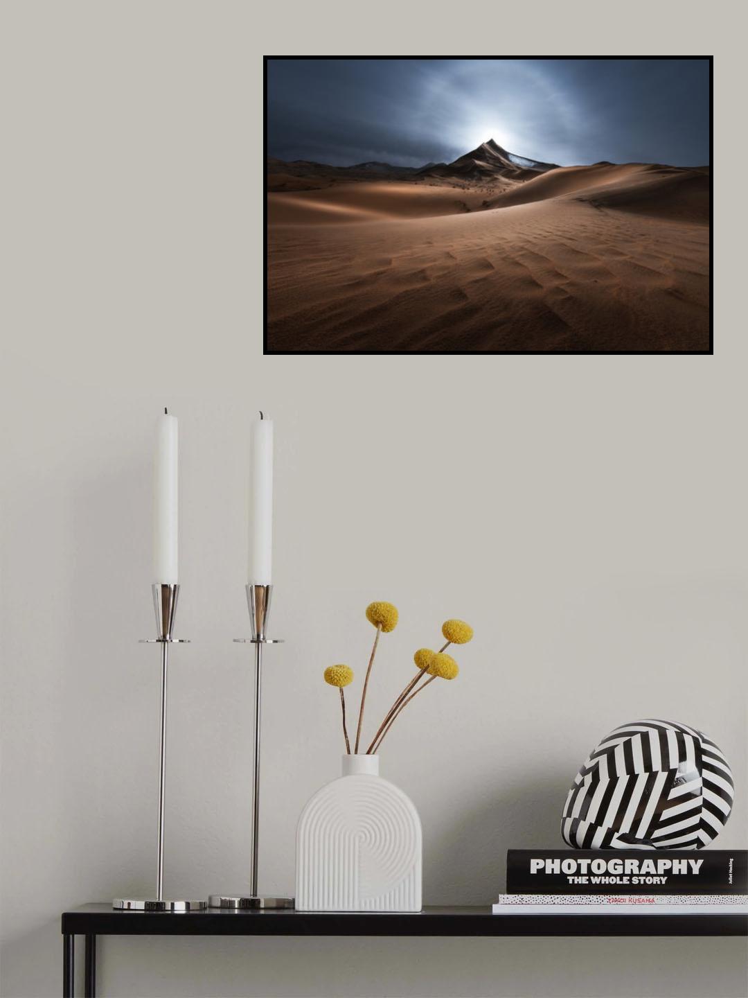 winter desert Poster och Canvastavla