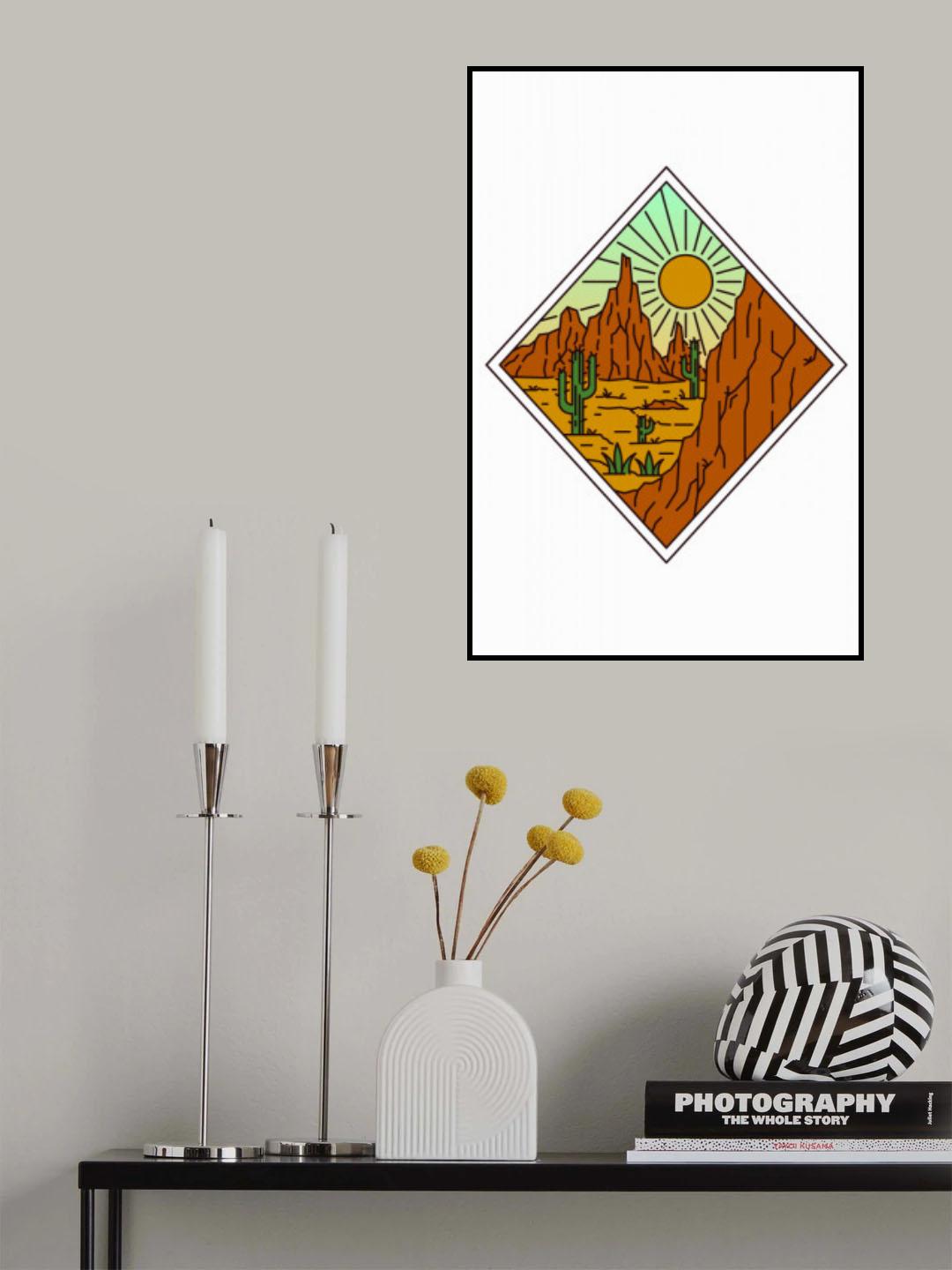 Desert Vibes Poster och Canvastavla