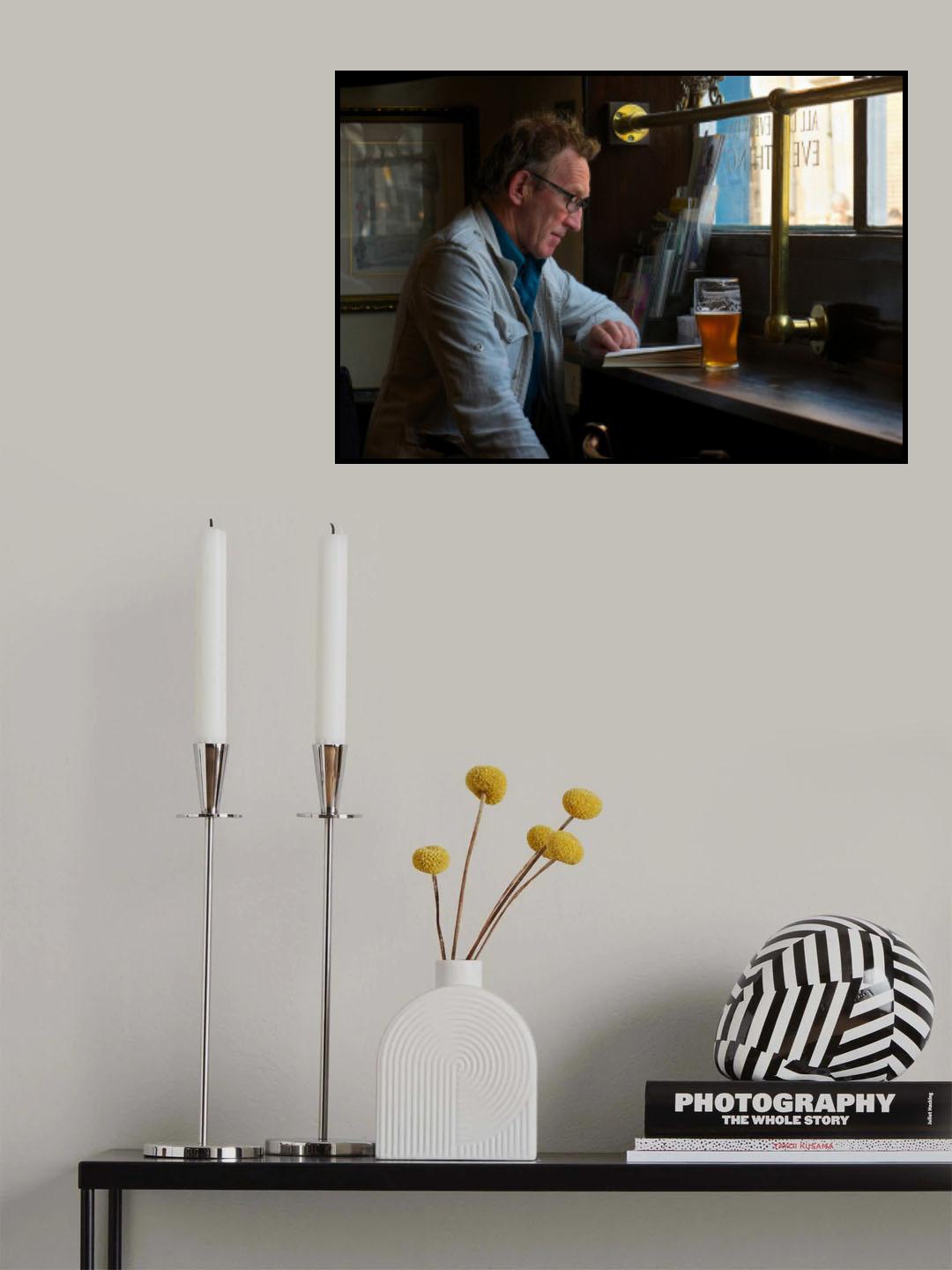 Having a cold one Poster och Canvastavla