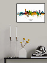 Memphis Tennessee Skyline Poster och Canvastavla