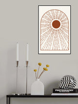 Sun Poster och Canvastavla