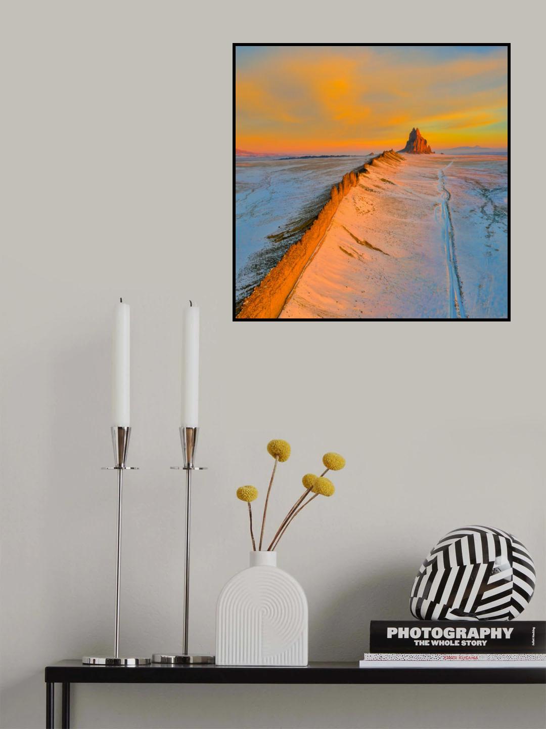 The Golden Wall Poster och Canvastavla