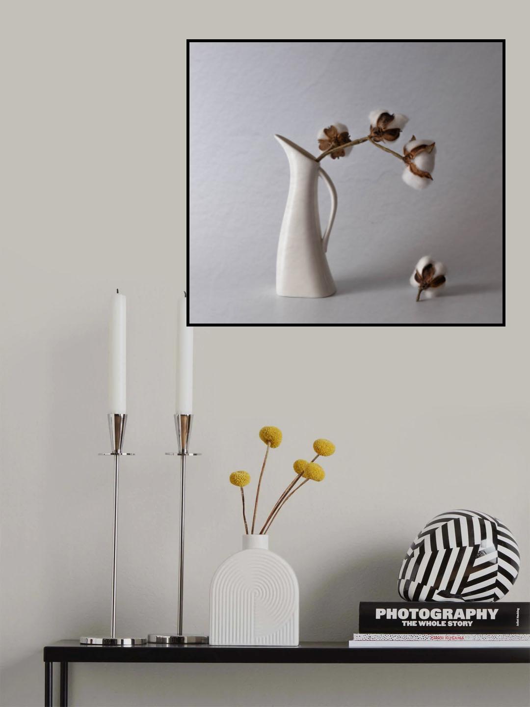 Still Life with Cotton Poster och Canvastavla