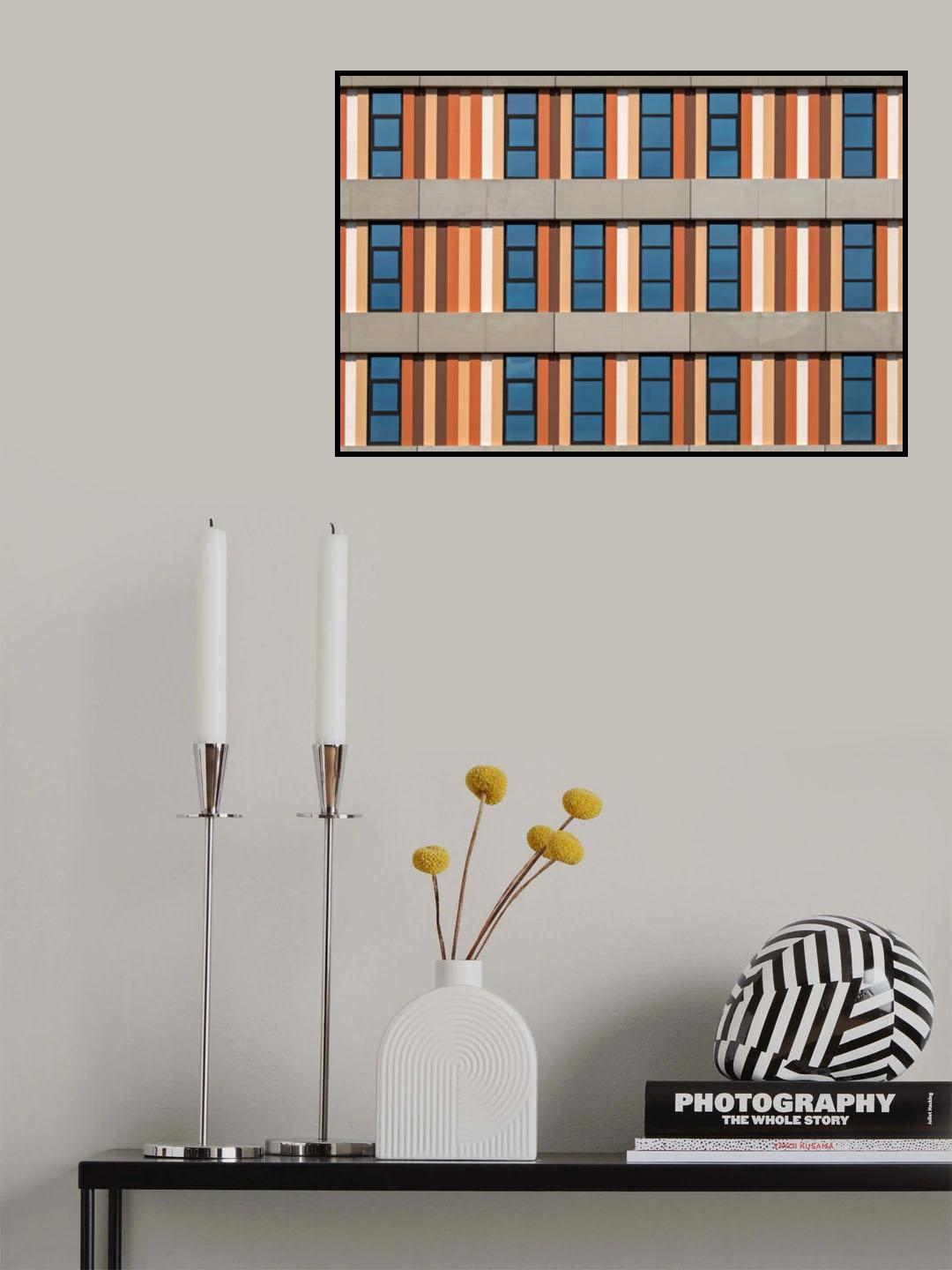 architectural façade art Poster och Canvastavla