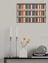 architectural façade art Poster och Canvastavla