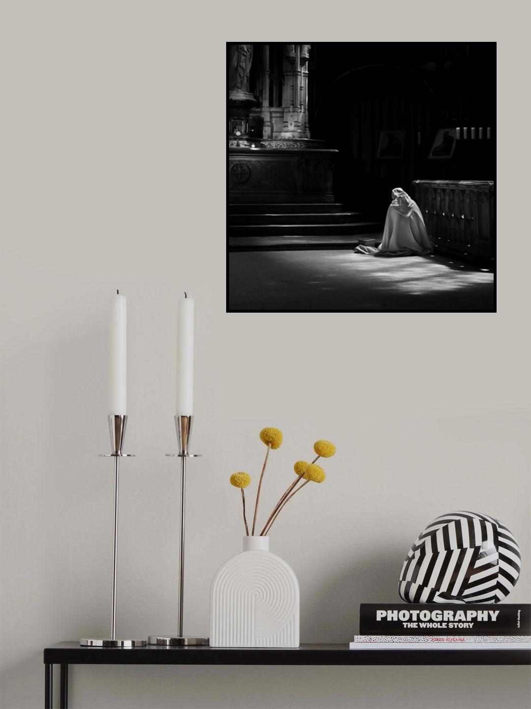 Praying Poster och Canvastavla