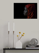 African Girl Poster och Canvastavla