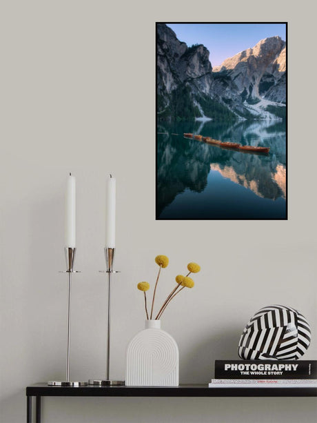 Lago di Braies in the Light of Beauty Poster och Canvastavla