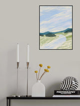 Abstract Landscape Sketch Poster och Canvastavla