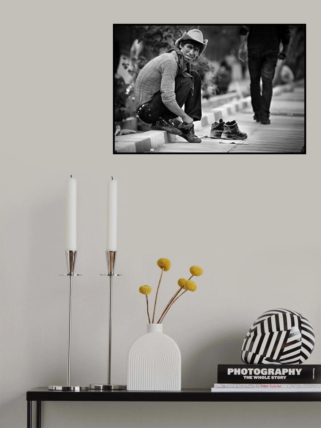 Changing shoes Poster och Canvastavla