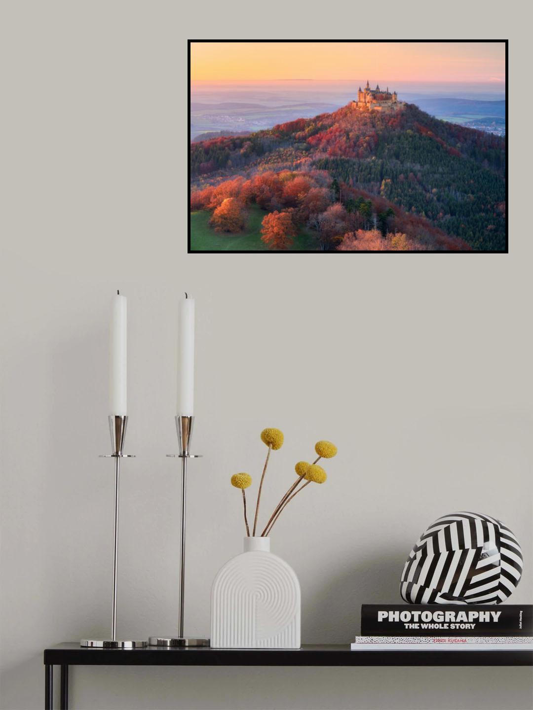 Golden Autumn Evening Poster och Canvastavla