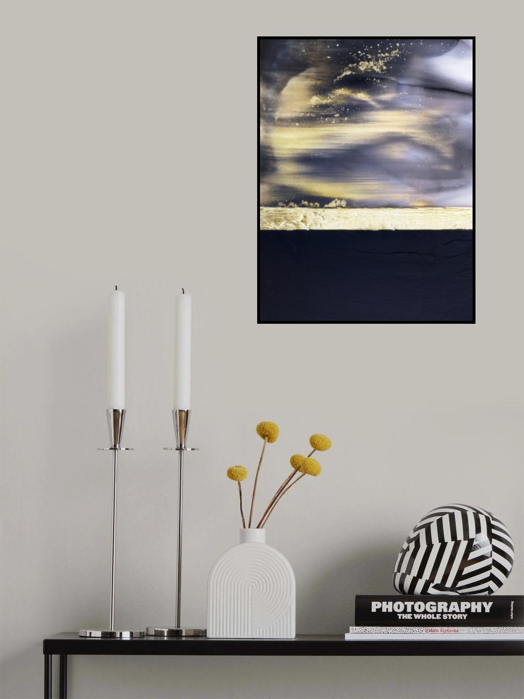 Golden Noir Poster och Canvastavla