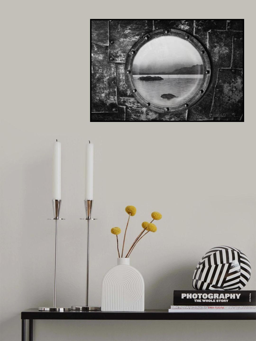 The old porthole Poster och Canvastavla