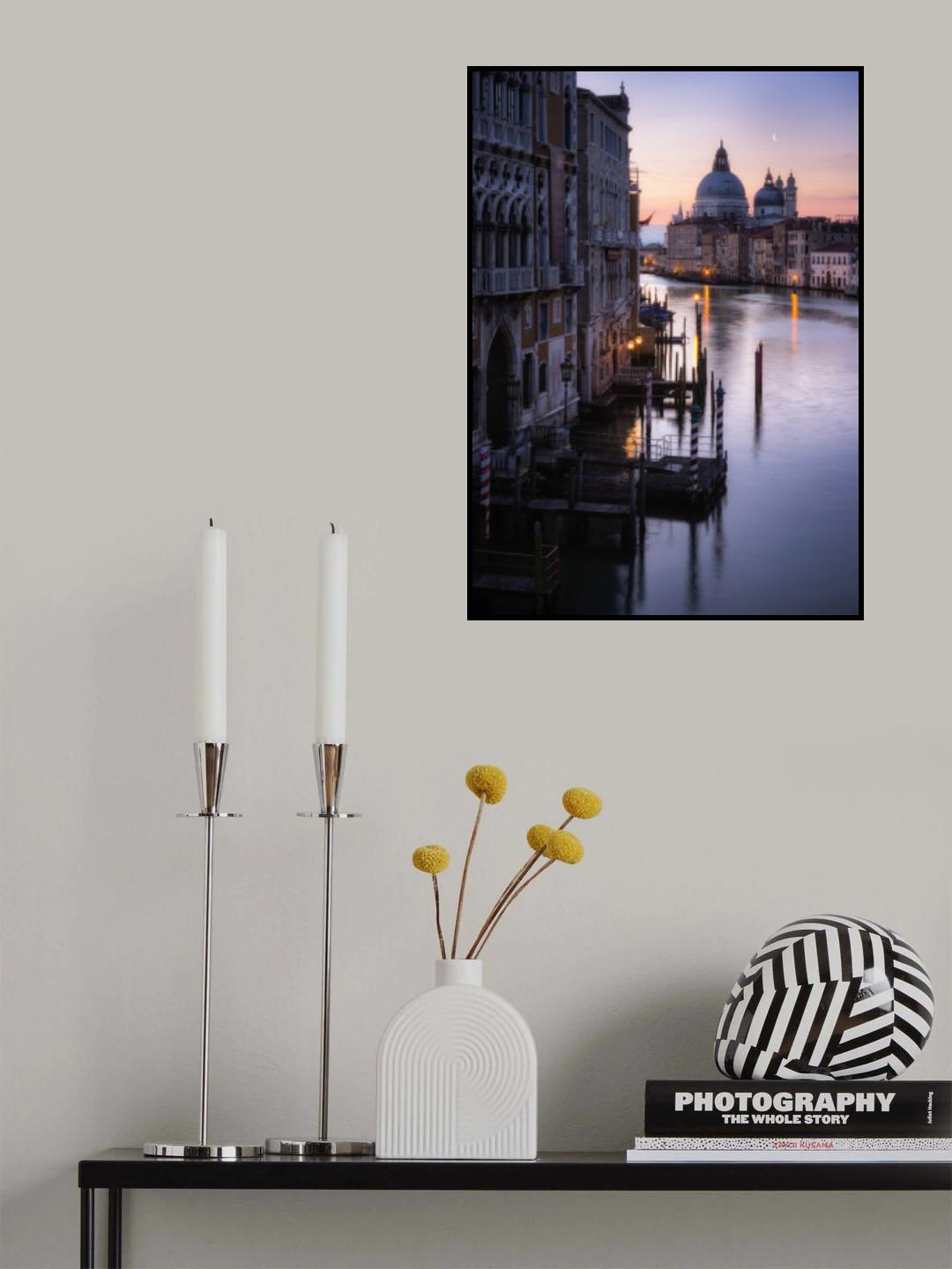 Venice, sunrise from the Academia bridge Poster och Canvastavla