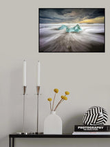 jokulsarlon beach Poster och Canvastavla