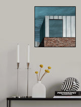 Bricks meet metal Poster och Canvastavla