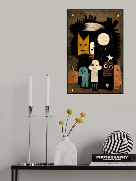 Me And My Spooky Friends Poster och Canvastavla