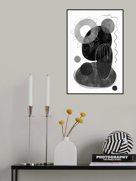 Flowerandcactus Poster och Canvastavla