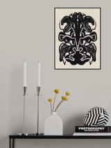 Plant Inkblot Poster och Canvastavla